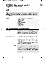 Preview for 11 page of Gardena WSP 7000 Original Instructions Manual