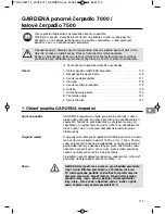 Preview for 115 page of Gardena WSP 7000 Original Instructions Manual