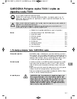 Preview for 147 page of Gardena WSP 7000 Original Instructions Manual