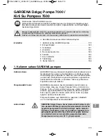 Preview for 179 page of Gardena WSP 7000 Original Instructions Manual