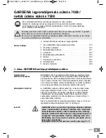 Preview for 219 page of Gardena WSP 7000 Original Instructions Manual