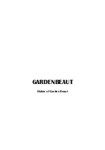 Preview for 20 page of GardenBeaut GB-R0 User Manual