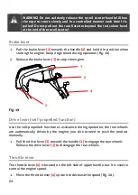 Preview for 24 page of GardenCare LMX Range Operator'S Manual