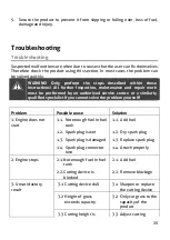 Preview for 35 page of GardenCare LMX Range Operator'S Manual