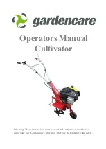 GardenCare WORLD W40 Operator'S Manual preview