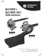 Gardener's Choice GCB-260 User Manual preview