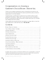 Preview for 2 page of Gardener's Choice GCB-260 User Manual