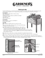 Preview for 1 page of Gardener's 8586751 Quick Start Manual