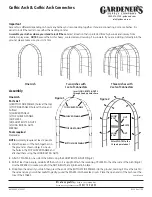 Preview for 1 page of Gardener's 8599042 Quick Start Manual