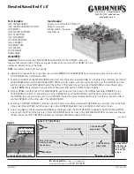 Gardener's 8599866 Quick Start Manual preview