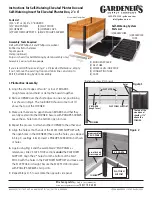 Preview for 1 page of Gardener's 8609686 Instructions