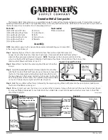 Gardener's Demeter Metal Composter Assembly preview