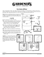 Предварительный просмотр 1 страницы Gardener's Fern Quick Manual