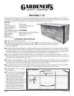 Preview for 1 page of Gardener's Plant-A-Bar Manual