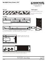 Предварительный просмотр 3 страницы Gardener's Randolph 8612153 Manual