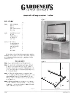 Предварительный просмотр 1 страницы Gardener's Standard Tabletop SunLite Garden Quick Start Manual