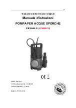 Предварительный просмотр 35 страницы Gardenic ZSPW400-D Instruction Manual