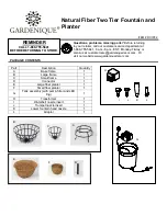 GARDENIQUE DCIPF2 Assembly Instruction Manual preview