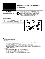 Preview for 1 page of GARDENIQUE L5STN Assembly Instructions