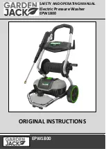 Предварительный просмотр 1 страницы GARDENJACK EPW1800 Safety And Operating Manual