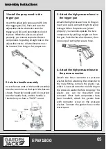 Предварительный просмотр 7 страницы GARDENJACK EPW1800 Safety And Operating Manual