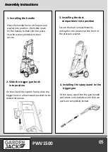 Предварительный просмотр 7 страницы GARDENJACK PWV1500 Safety And Operating Manual