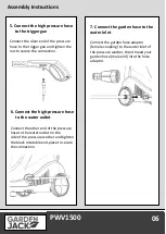 Preview for 8 page of GARDENJACK PWV1500 Safety And Operating Manual