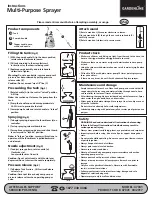 Gardenline 47341 Instructions preview