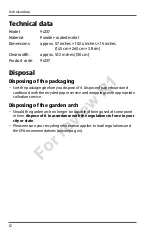 Preview for 12 page of Gardenline 94137 Assembly Instructions Manual