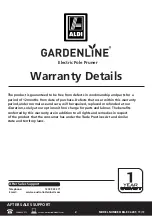 Preview for 2 page of Gardenline BG-EC 620T User Manual