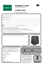 Preview for 11 page of Gardenline Compost Bin User Manual