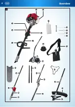 Preview for 4 page of Gardenline Garden 5 in 1 Petrol Tool User Manual