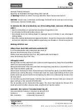 Preview for 33 page of Gardenline Garden 5 in 1 Petrol Tool User Manual