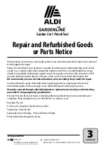 Preview for 47 page of Gardenline Garden 5 in 1 Petrol Tool User Manual