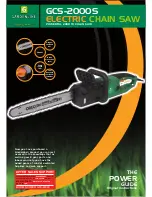 Preview for 1 page of Gardenline GCS-2000S Power Manual