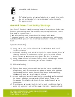 Preview for 6 page of Gardenline GCS-2000S Power Manual