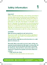 Preview for 4 page of Gardenline GLCS 85 E User Manual