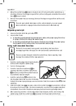 Предварительный просмотр 16 страницы Gardenline GRHS20A User Manual