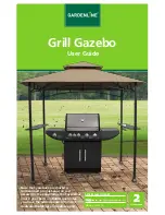 Preview for 1 page of Gardenline Grill Gazebo User Manual