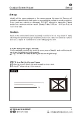 Предварительный просмотр 5 страницы Gardenline HW-TENT-2874 User Manual