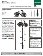 Gardenline JS-C074 Instructions preview