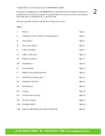 Preview for 3 page of Gardenline MFH3300-4P Instruction Manual