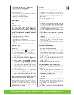 Preview for 15 page of Gardenline MFH3300-4P Instruction Manual