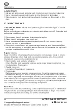 Preview for 23 page of Gardenline MFH3300-4P User Manual