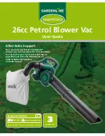 Preview for 1 page of Gardenline PBV26CC User Manual