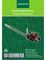 Gardenline SPS01-26TRB2 Original Instruction Manual preview