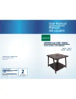 Gardenline UMBRELLA SIDE TABLE User Manual preview