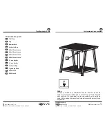 Preview for 4 page of Gardenline UMBRELLA SIDE TABLE User Manual