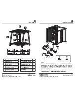 Preview for 11 page of Gardenline UMBRELLA SIDE TABLE User Manual