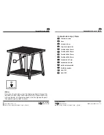 Preview for 12 page of Gardenline UMBRELLA SIDE TABLE User Manual